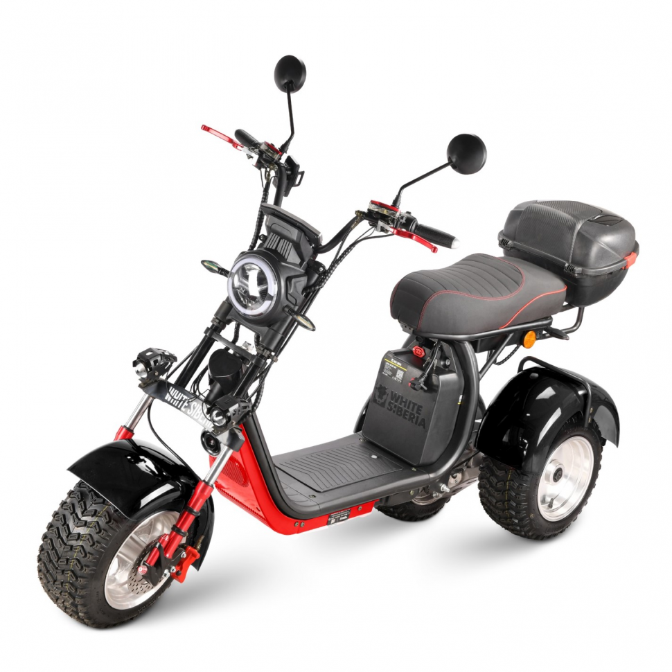 Электротрицикл WHITE SIBERIA IKRA 5000W BLACK Электротрицикл WHITE SIBERIA IKRA 5000W BLACK