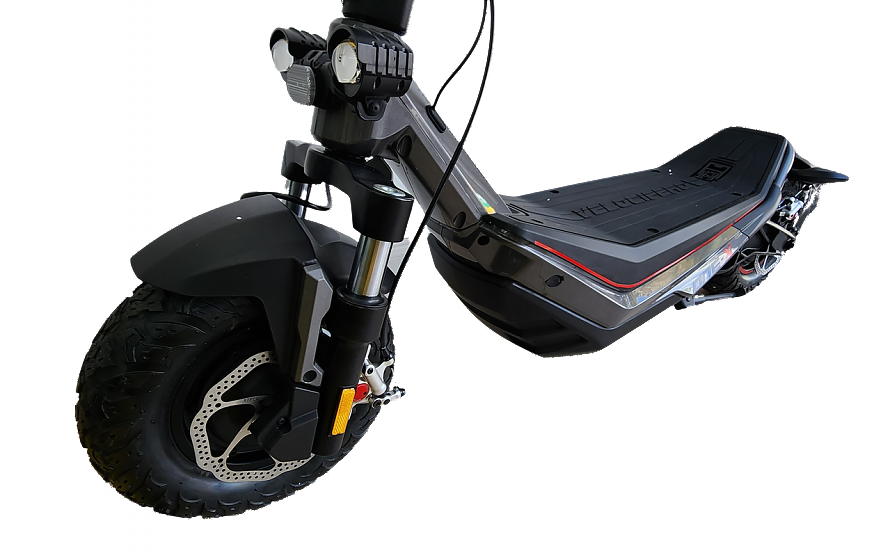 Электросамокат Velocifero ONE-X 500W*2 (Серый)